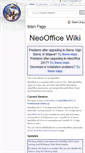 Mobile Screenshot of neowiki.neooffice.org